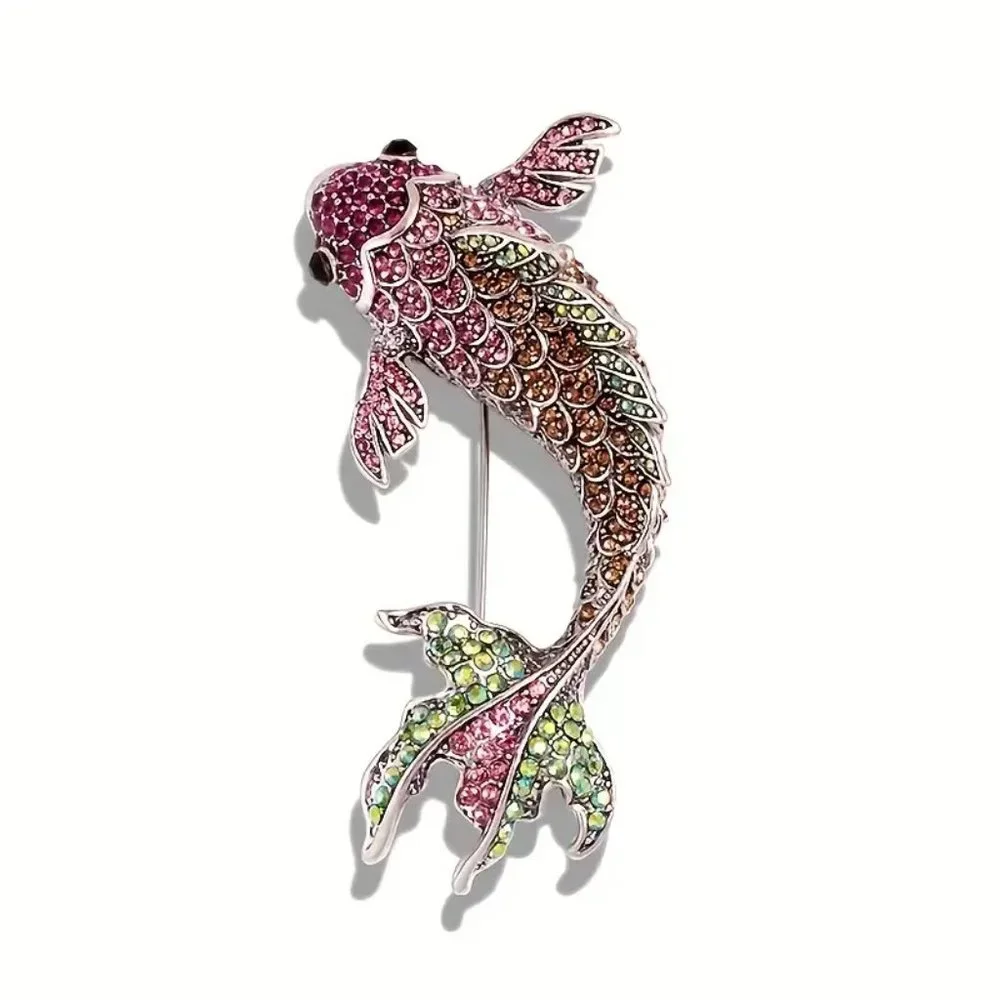 Spectacular Fish Brooch/Pendant - Picture 1 of 5